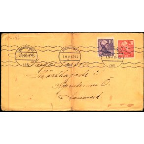  Censurbrev fra Sverige  1 - 9 - 44 - Til Kbenhavn 