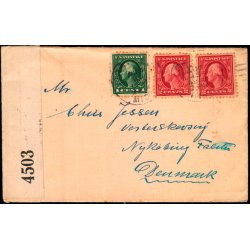 Censurbrev fra U.S.A.  15 - 8 - 18 - Til Nykbing Falster