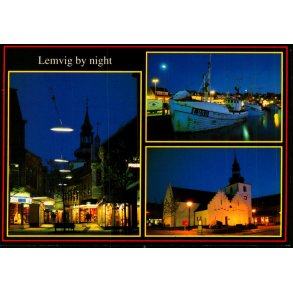 Lemvig by night - Trojaborg LE 7  - Ubrugt