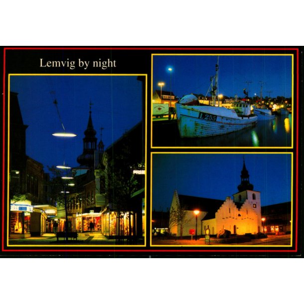 Lemvig by night - Trojaborg LE 7  - Ubrugt