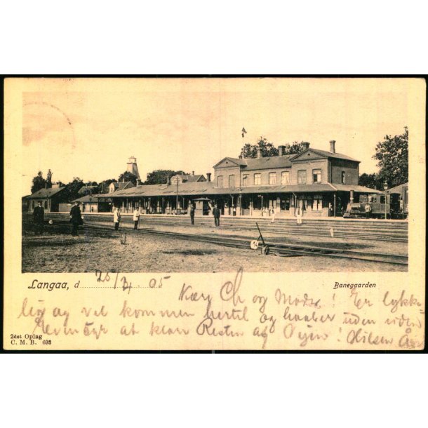 Langaa  - Banegaarden - C.M.B. 698 - Brugt