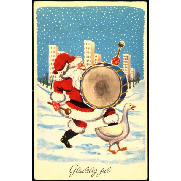 K.V. Larsen - Gldelig Jul - Serie 120 - Ubrugt