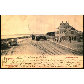Rnne - Jernbanestationen - Frits Srensen u/n - Brugt