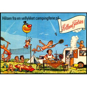 Hilsen fra Campingferie p� Lolland - Falster - L&F Papir 143 307 503 - Ubrugt