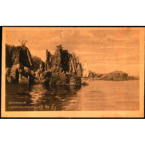 Bornholm - Liberts Klippen ved R - Colbergs Bogh. u/n - Brugt
