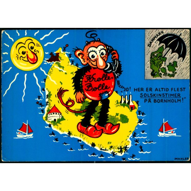 Bornholm - Solskinsen i stersen - Colbergs Bogh. 1658 - Brugt