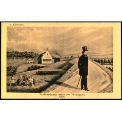 C. Bayer - Voldbastionen udfor Ny Vestergade 1860 - Alex Vincent 21 - Ubrugt