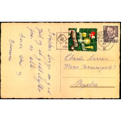 Julemrke 1951 p Postkort