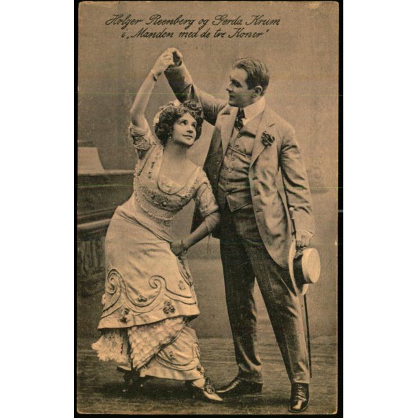 Holger Reenberg og Gerda Krum I Manden med de tre Koner - Alex Vincent 1712 - Ubrugt