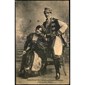 Gerda Krum-Nathansen og Holger Reenberg - Den glade Enke - Alex Vincent 1356 - Brugt