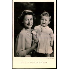 Prinsesse Elizabeth og Prince Charles - Ubrugt
