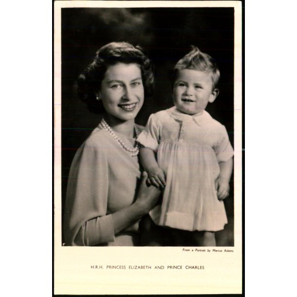 Prinsesse Elizabeth og Prince Charles - Ubrugt