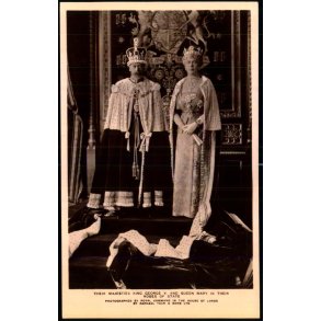 Kong Georg 5 - Dronning Mary -  Ubrugt