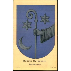 Danske Byvaabner - Sr Byvaaben - Fritz Benzen 62 - Ubrugt