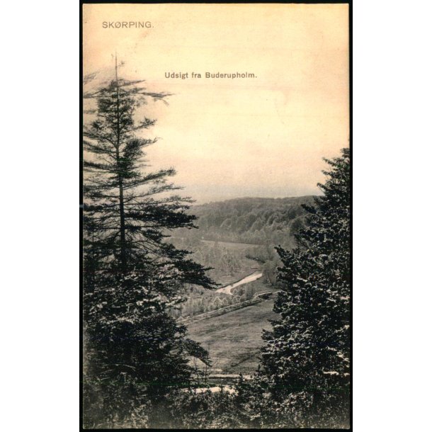 Sk�rping - Udsigt fra Buderupholm - Christensens Bogh. 5093 - Ubrugt