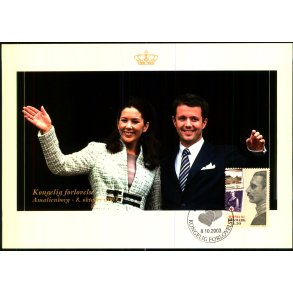Kongelig Forlovelse 2000 -  p Amalienborg - u/n - Brugt