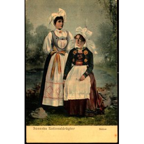 Svendske Nationaldragter - Skne - Peter Alstrup  239/9 - Brugt