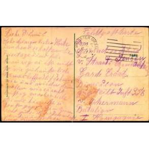 Feldpostkarten - Mnster 27 - 2 - 15  - Til 1. Kompagnie - Billedside : Mnster