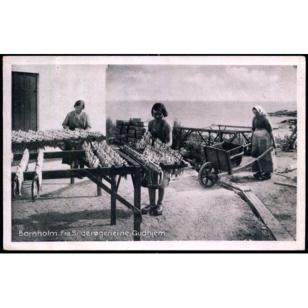 Bornholm - Fra Sildergerierne - Gudhjem - Stender B. 61 - Ubrugt