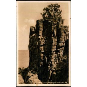 Bornholm - Helligdomsklippen ved R  - u/n - Ubrugt (Papir p bagsiden)