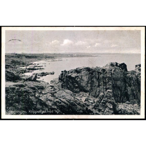 Bornholm - Klippekyst ved Tejn - Karl H. Olsens Bogh. 109 - Brugt