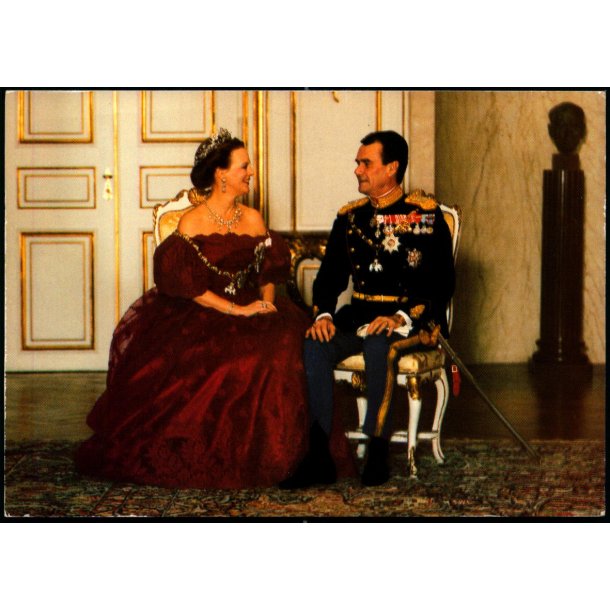 Dronning Margrethe og Prins Henrik - Stender 149 101 842 - Ubrugt