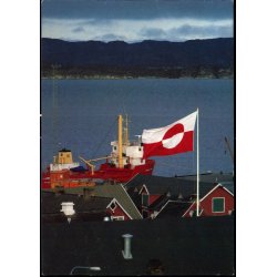 Havneparti i Aasiaat - Grnlands Post 20/89 - Brugt
