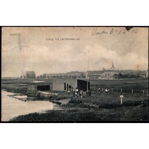 Varde - Udsigt fra J�rnbanebroen - C. St. 3138 - Brugt