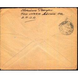 Efterkrigs Censurbrev - On active servise 20 - 12 - 46 - til Copenhagen