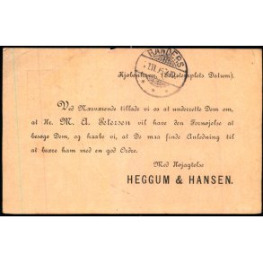 Heggum & Hansen - Kbh. - u/n - Brugt 