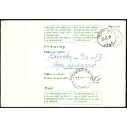 Adressekort for Postpakke - Norge - 30 - 3 -77