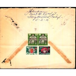 Luftpost Brev fra U.S.A. til Danmark - 15 - 2 - 57