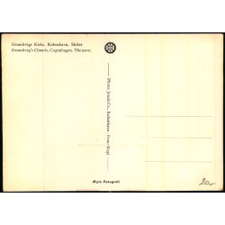 Kbenhavn - Grundtvigskirken - Skibet - Rota u/n - Ubrugt