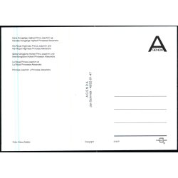 Prins Joachim og Prinsesse Alexandra  - Agenda 219 P - 12 x17 cm. - Ubrugt