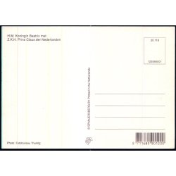 Dronning Beatrix - Prins Claus - Holland -  spanjersberg 118- Ubrugt