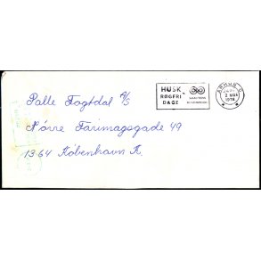 Efterporto - Ufrankeret Brev til Kbenhavn K.  - 2. Maj 1978