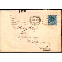 Censurbrev fra Spanien  6 - 7 - 17 - Til England