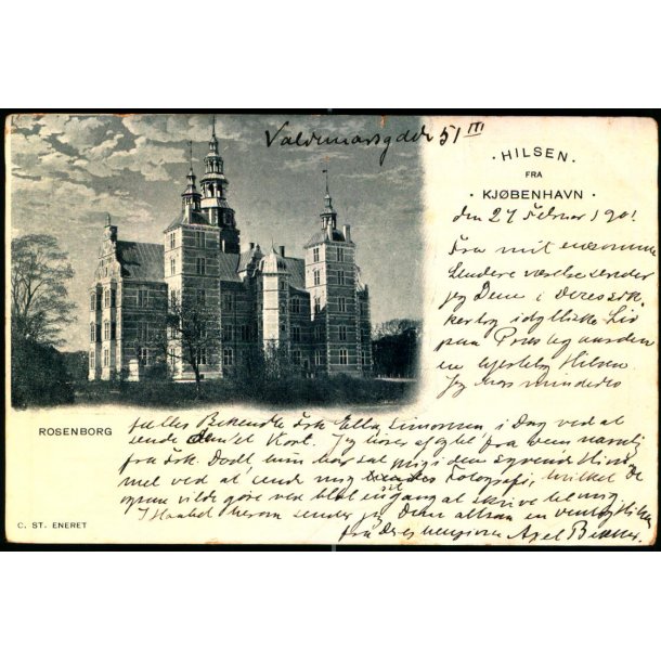 Hilsen fra Kbvenhavn - Rosenborg - C. St. Eneret