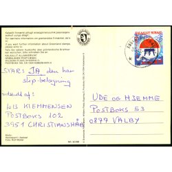 Havneparti i Aasiaat - Grnlands Post 20/89 - Brugt