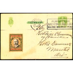 En glad Jul samt knippelfint Nytaar - Lauritzen Helsagskort 86-11 - Brugt