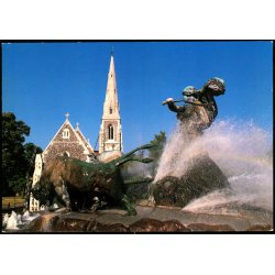  Kbenhavn - Gefions Springvandet og den engelske kirke - Stender 149 101 863