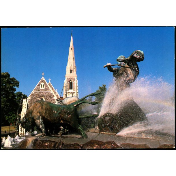  Kbenhavn - Gefions Springvandet og den engelske kirke - Stender 149 101 863