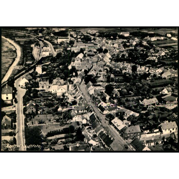 Ebeltoft - Luftfoto - Kiosken 8651 - Ubrugt