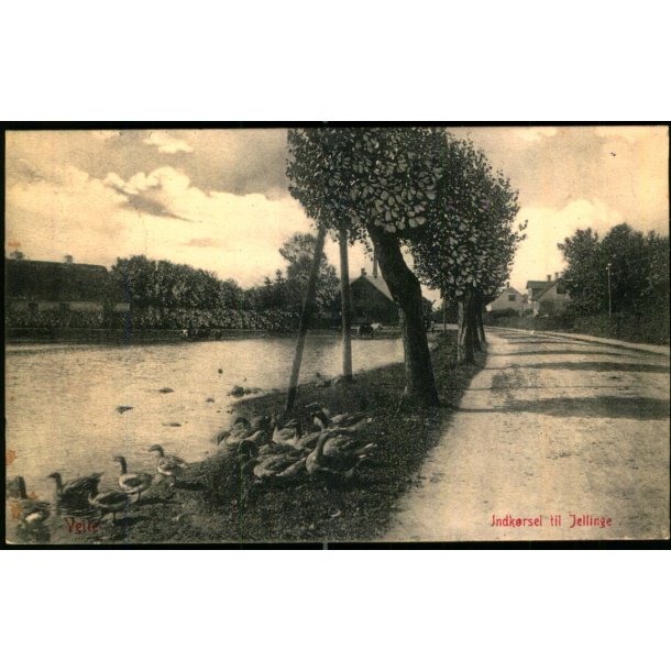 Vejle - Indk�rsel til Jellinge - WKF 4501 - Brugt