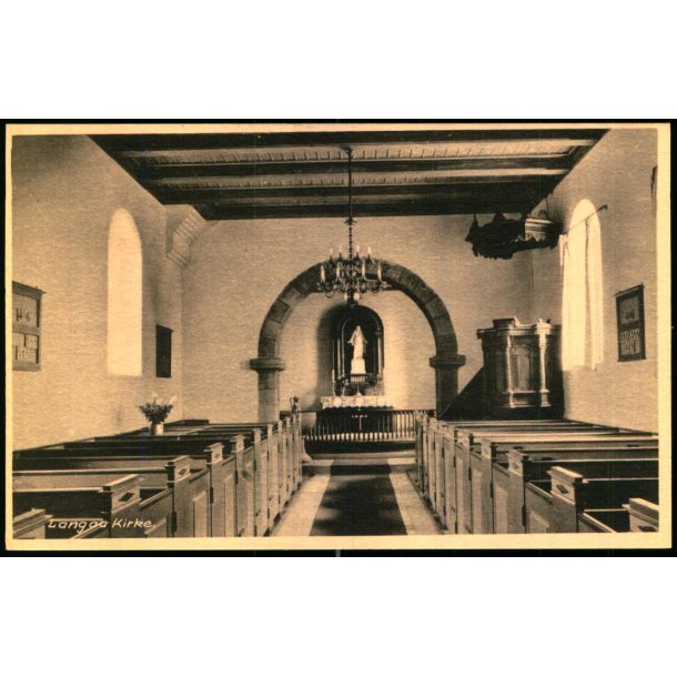 Langaa Kirke - Langaa Bogh. 89375 - Ubrugt