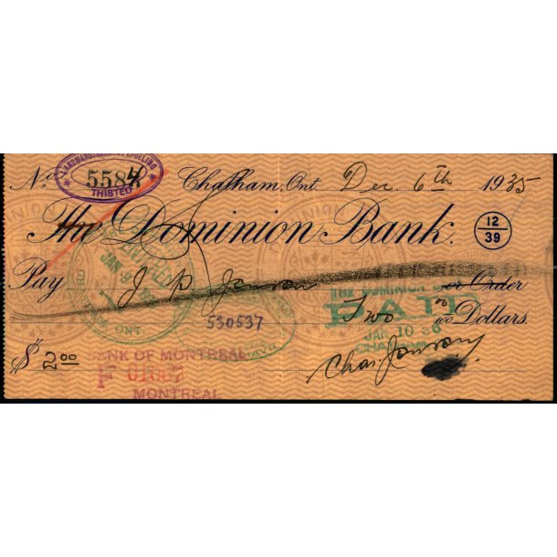 The Canadian Bank of Commerce 1935