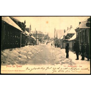 Hilsen fra Rnne - Sct. Mortensgade i Sne - Colbergs Bogh. u/n - Ubrugt