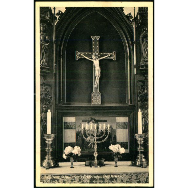 Nstved - Altertavlen i Herlufsholm Kirke - Stender N. 272 - Ubrugt