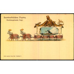 Haandvrkerfestens Vogntog - Bundtmagerlavets Vogn - A. Jacobsen u/n - Ubrugt 