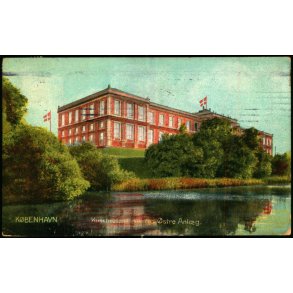 Kbenhavn - Kunstmuseet set fra  stre Anlg - Stender 36081 - Brugt